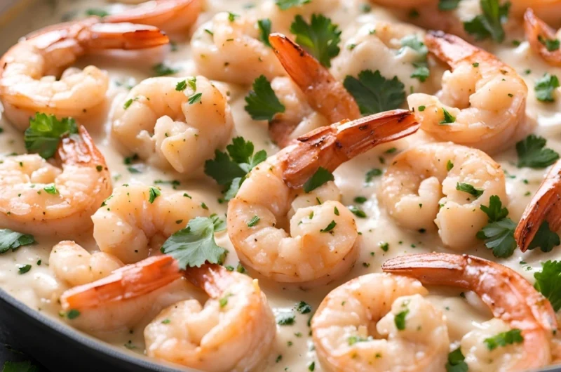 Creamy Garlic Shrimp: A Luxurious Yet Simple Seafood Delight