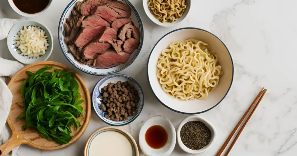beef and noodles