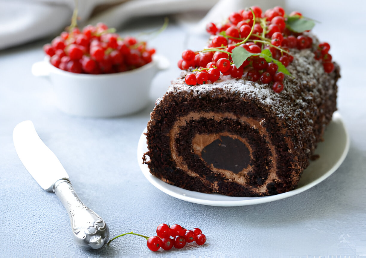 Chocolate Swiss Roll Recipe – Soft, Fluffy & Irresistible Treat