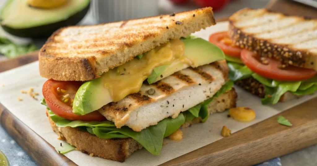 Chicken Avocado Melt Sandwich