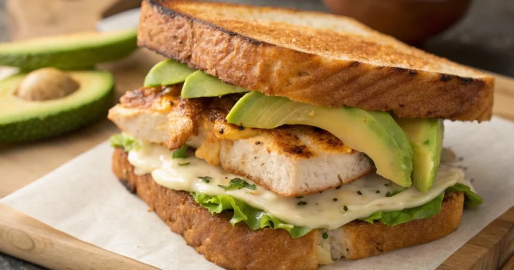 Chicken Avocado Melt Sandwich