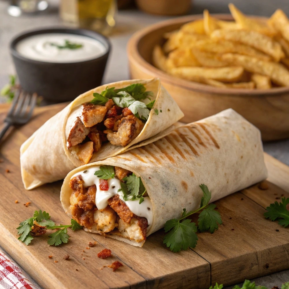 chicken ranch wraps