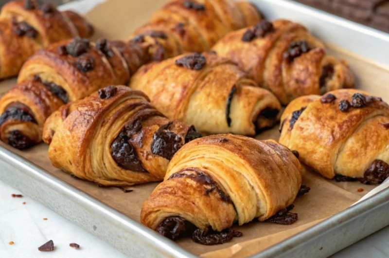 Irresistible Homemade Chocolate Croissants – Buttery, Flaky & Decadent!
