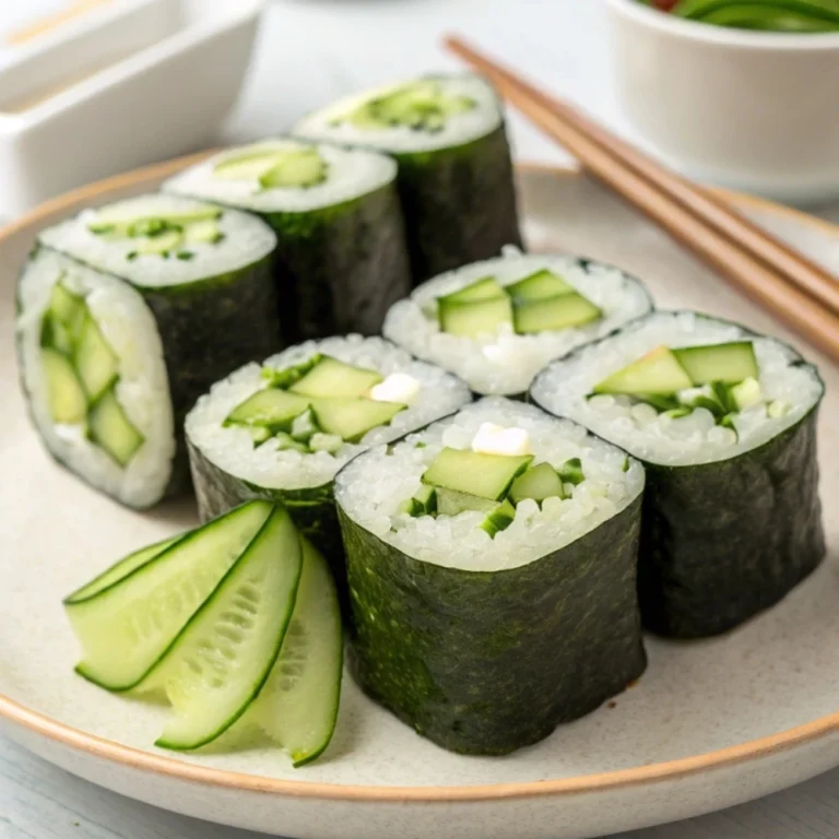 Cucumber Sushi Rolls