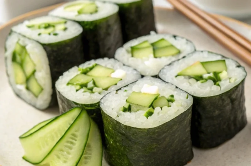 Fresh & Flavorful Cucumber Sushi Rolls: A Light, Crunchy Delight!
