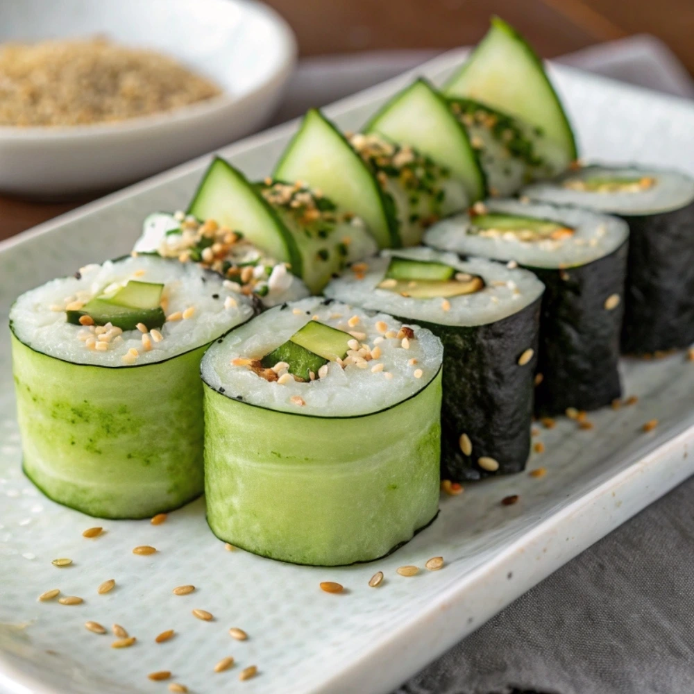Cucumber Sushi Rolls