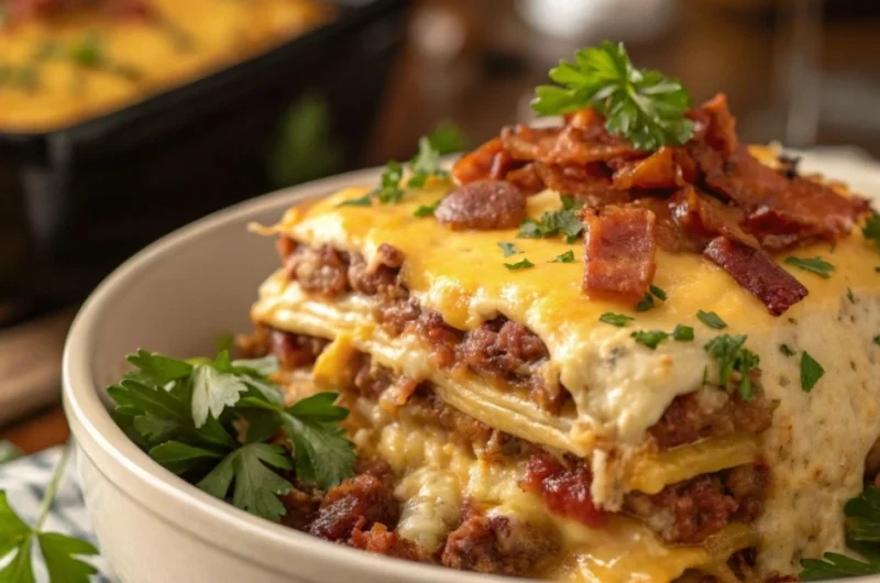 Ultimate Loaded Meatloaf Casserole – Cheesy, Hearty & Irresistible!