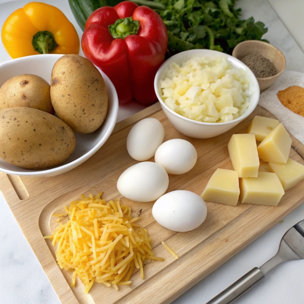 Potato Egg Scramble