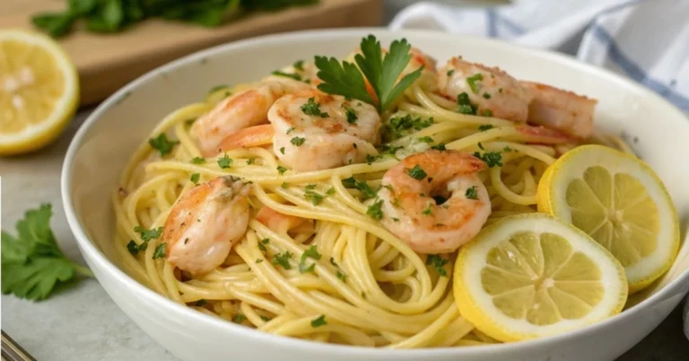 Shrimp Scampi pasta