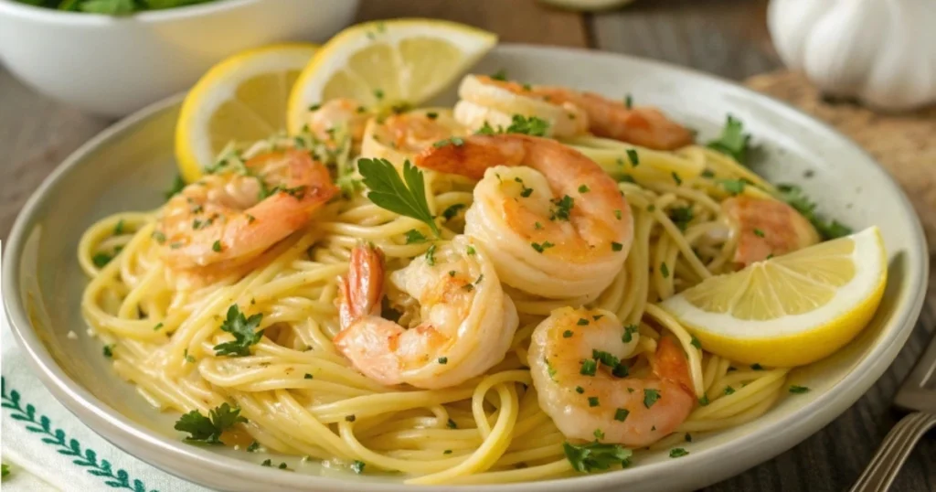 Shrimp Scampi pasta