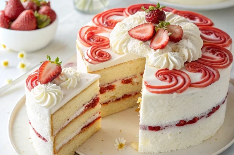 Irresistible Homemade Strawberry Shortcake – Sweet, Fluffy & Fresh