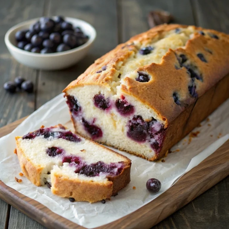 Blueberry Cream Cheese Bread