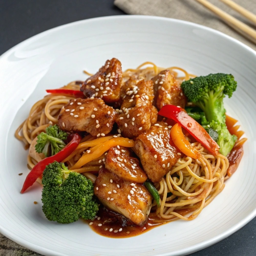 Chicken Teriyaki noodles