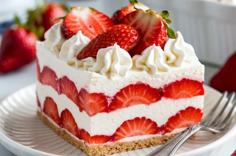 Strawberry Lasagna Recipe (Easy & Crowd-Pleasing!)