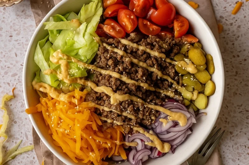 Big Mac Salad Recipe (Better Than The Drive-Thru!)