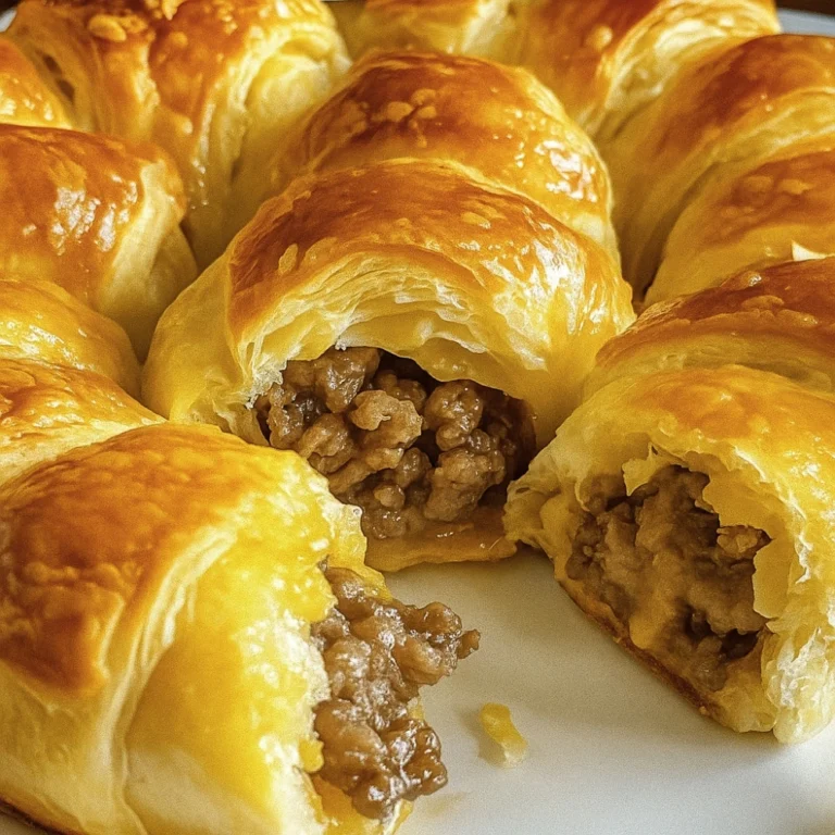 Breakfast Sausage Crescent Rolls