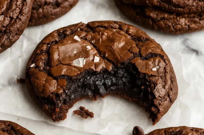 Fudgy Chocolate Brownie Cookies