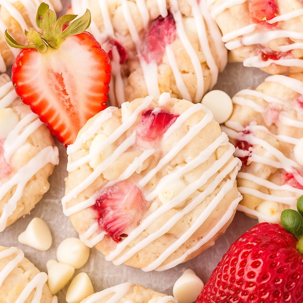 Strawberry Shortcake Cookies