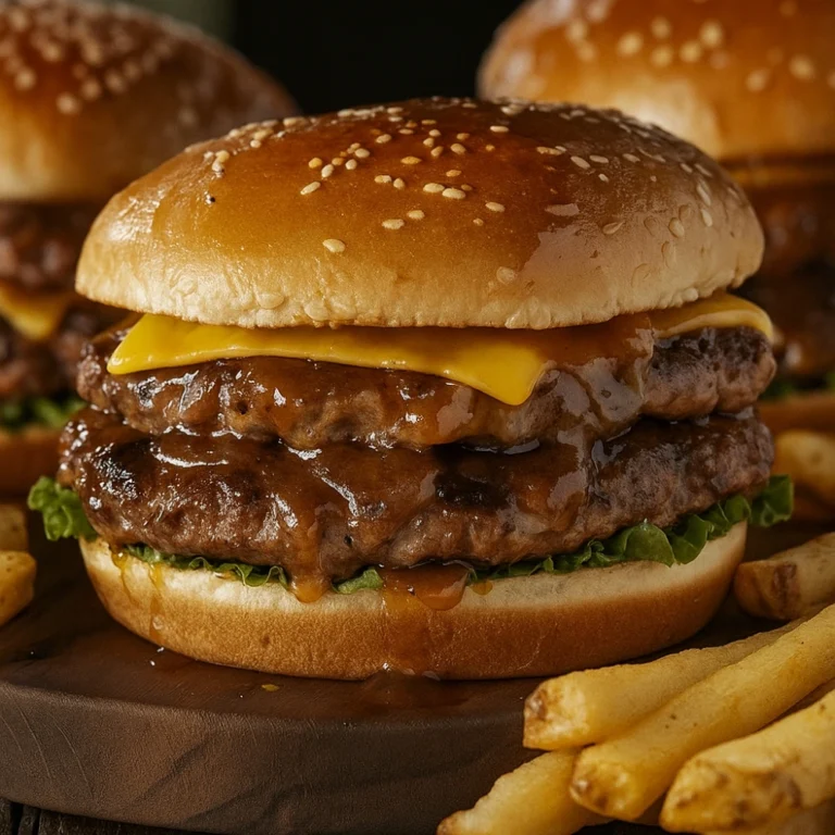 Teriyaki Parmesan Burger