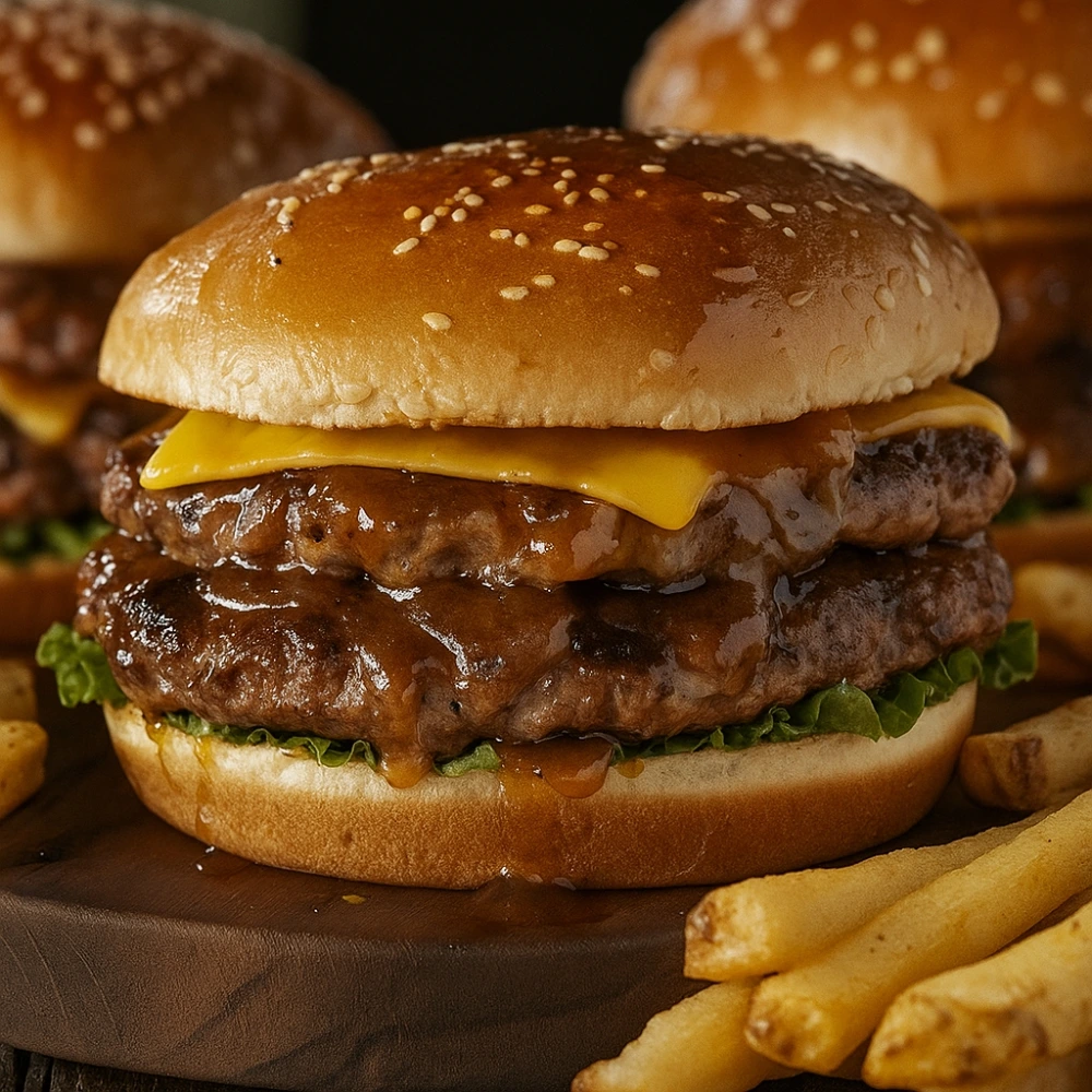 Teriyaki Parmesan Burger