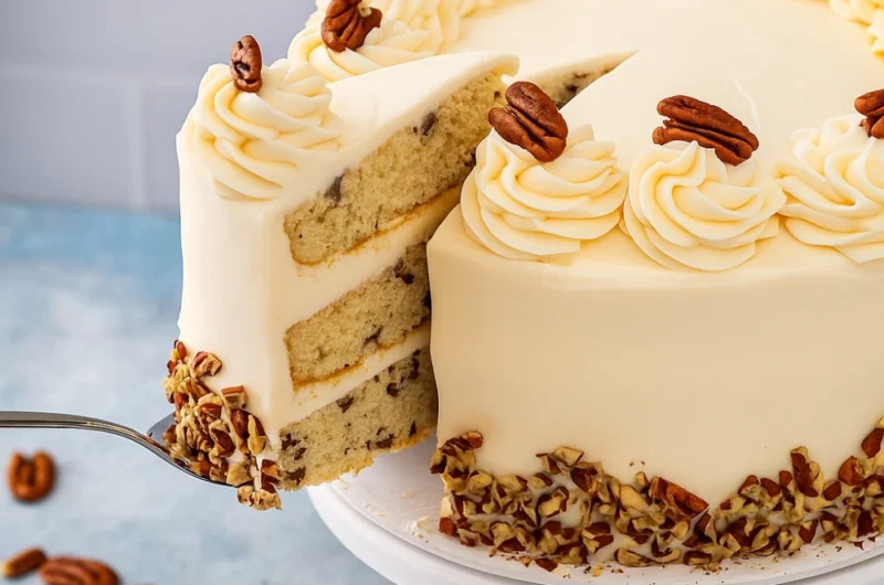 Brown Butter Pecan Cake (Incredibly Moist & Foolproof)