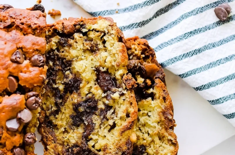The Ultimate Moist Chocolate Chip Banana Bread (Foolproof Recipe)