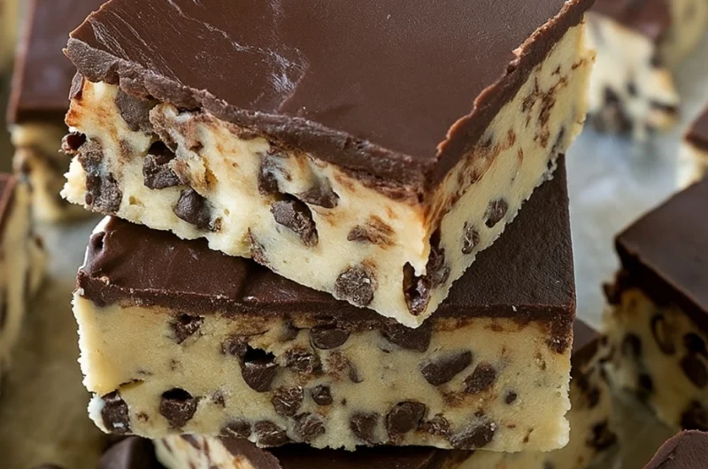 Cookie Dough Bar Recipe You'll Ever Need (3 Ways: Classic, No-Bake & Vegan!)
