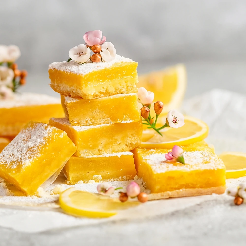 Lemon Brownie Bars