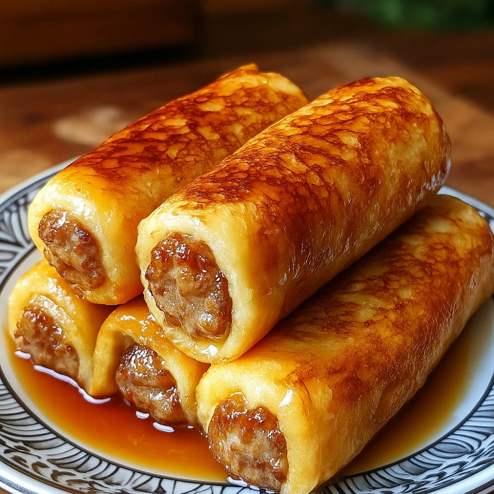 Sausage French Toast Roll-Ups