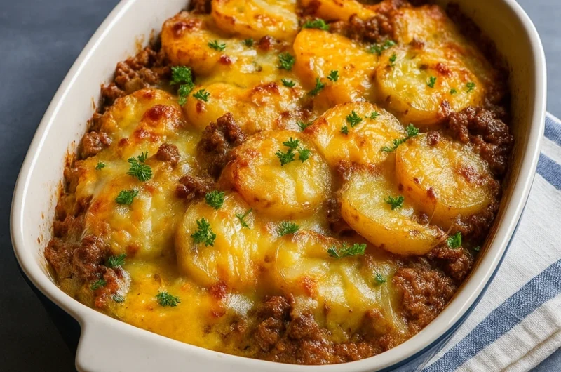 The Ultimate Hobo Casserole Recipe with Ground Beef and Potatoes