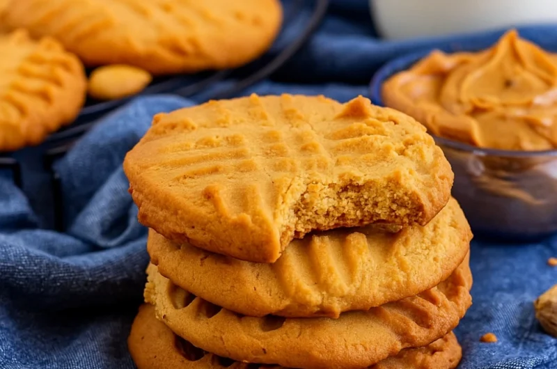 Soft & Chewy Peanut Butter Cookies
