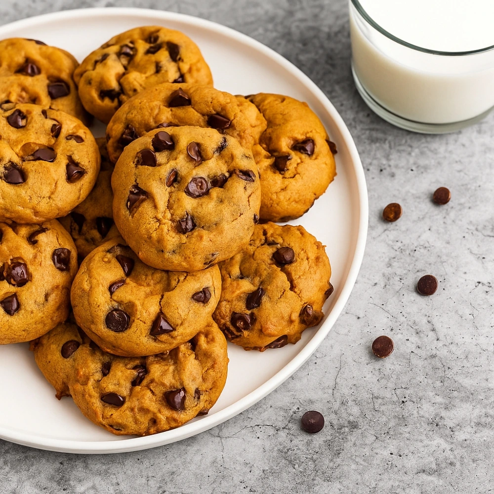 Pumpkin Chocolate Chip Cookies