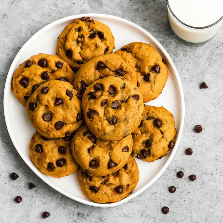 Pumpkin Chocolate Chip Cookies
