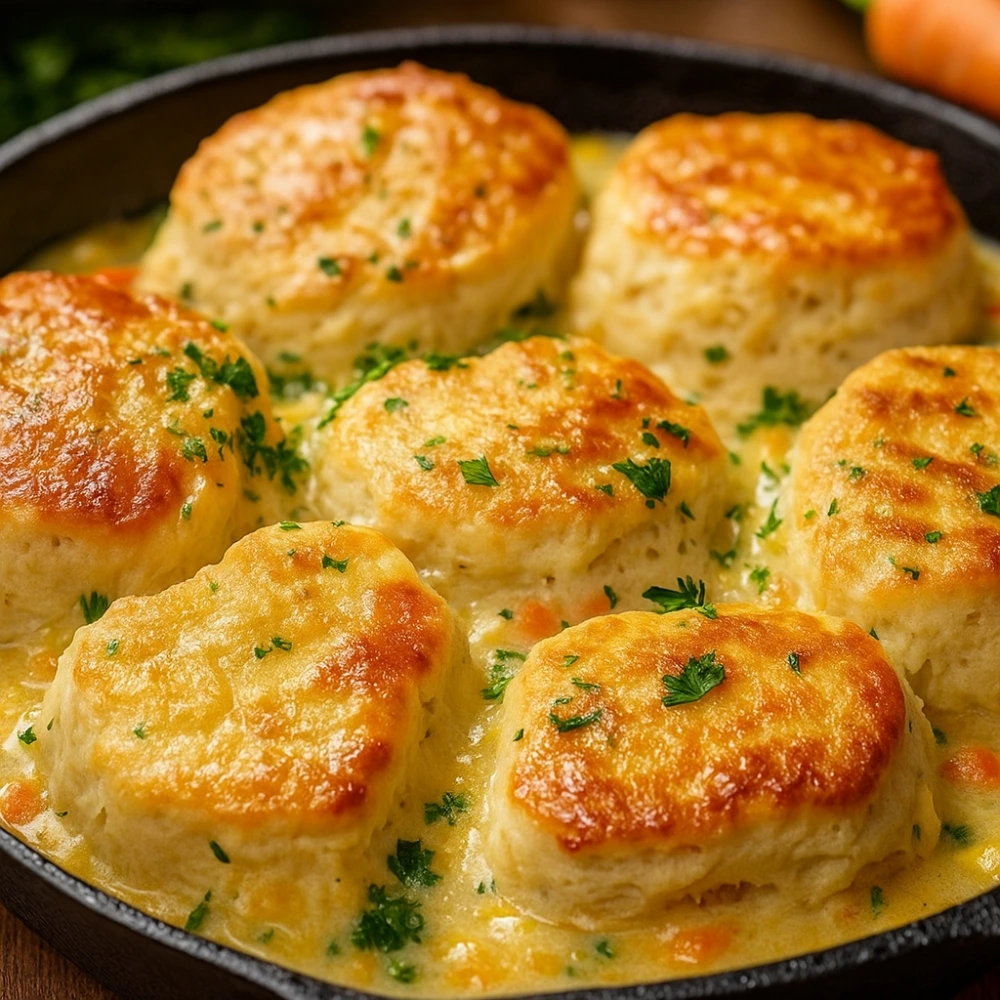 Biscuit Chicken Pot Pie