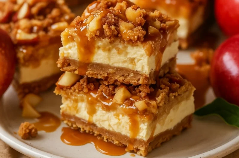 Caramel Apple Cheesecake Bars Recipe (Foolproof & Irresistible!)