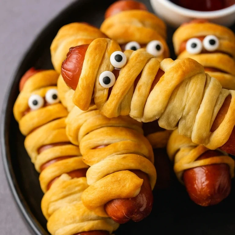 Halloween Mummy Hot Dogs