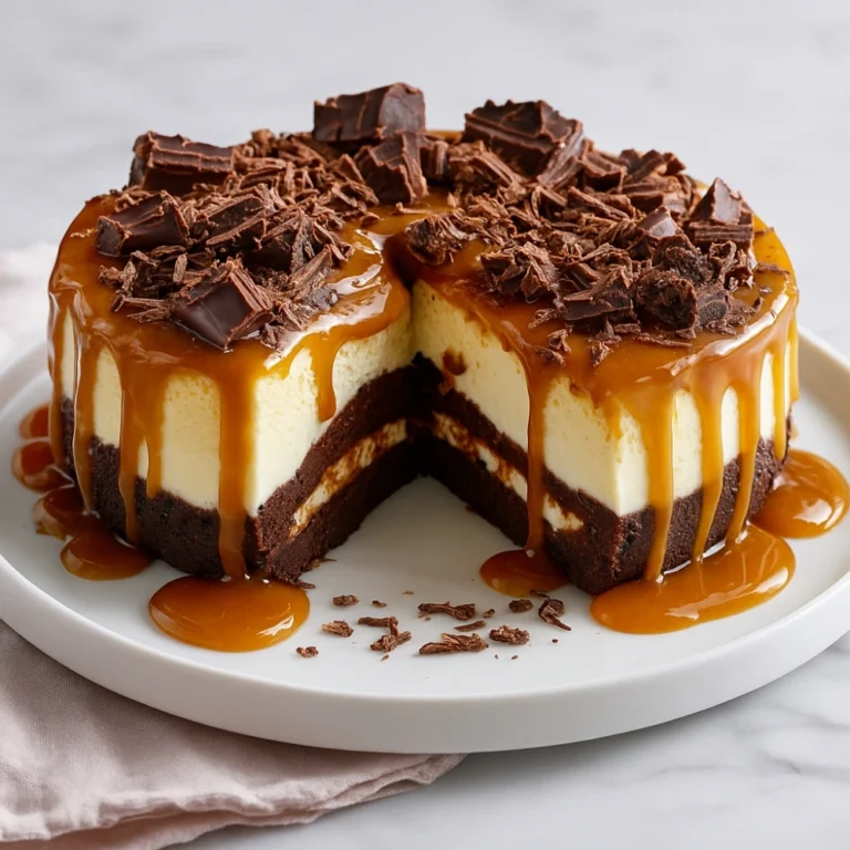 Caramel Brownie Cheesecake