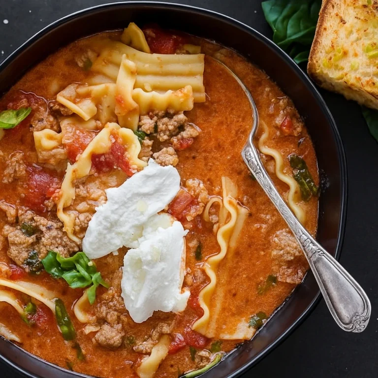 Lasagna Soup