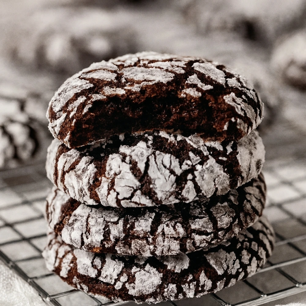 Chocolate Crinkle Cookies