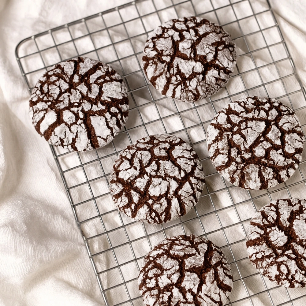 Chocolate Crinkle Cookies