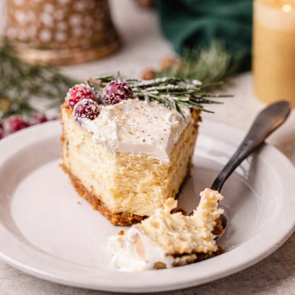 Eggnog Cheesecake Recipe