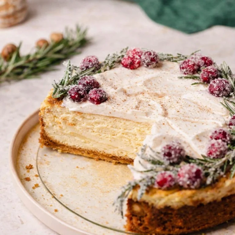 Eggnog Cheesecake Recipe