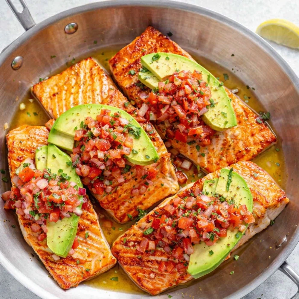 Salmon with Salsa