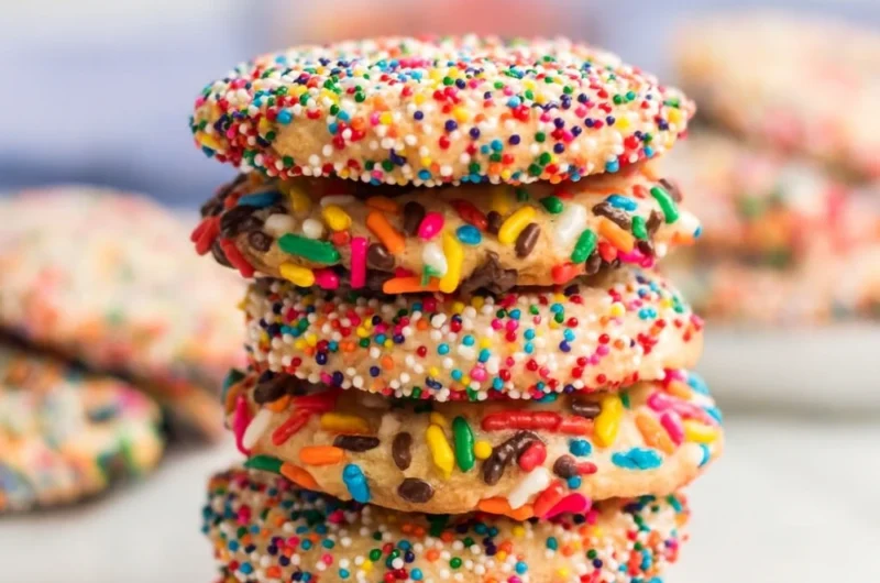 Soft Sprinkle Drop Cookies (No Chill Required)