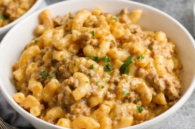 One-Pot Cheeseburger Macaroni (Better Than the Box!)