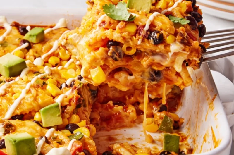 Enchilada Casserole (Easy, Cozy, and Weeknight‑Ready)